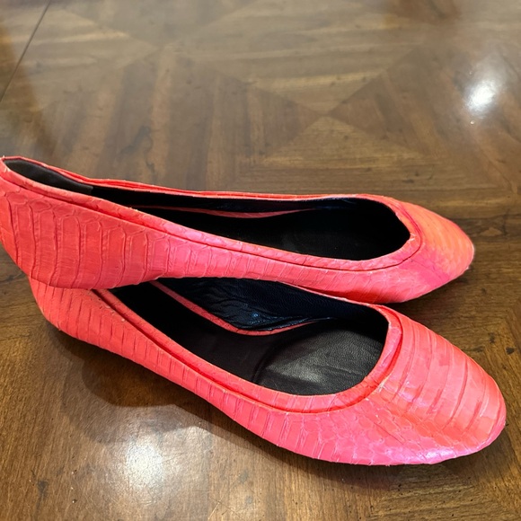 Rachel Roy Coral Leather ballet flats Sz.10 NWTs - Picture 2 of 10